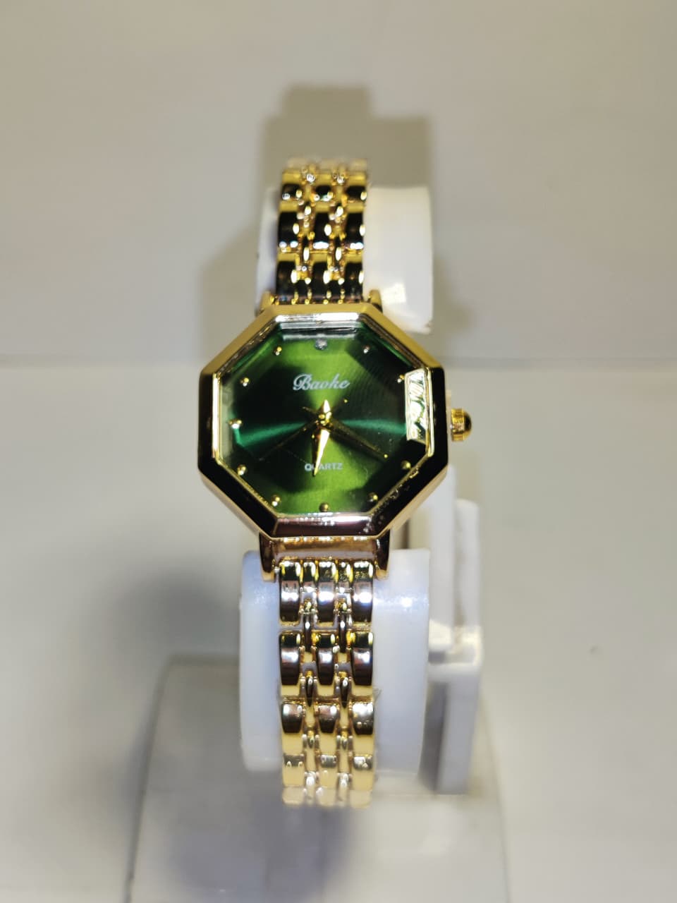 octagonal quartz brown